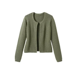Paletotvest in fantasietricot, Kleine Lengtes