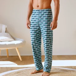 Pantalon pyjama coton imprimé