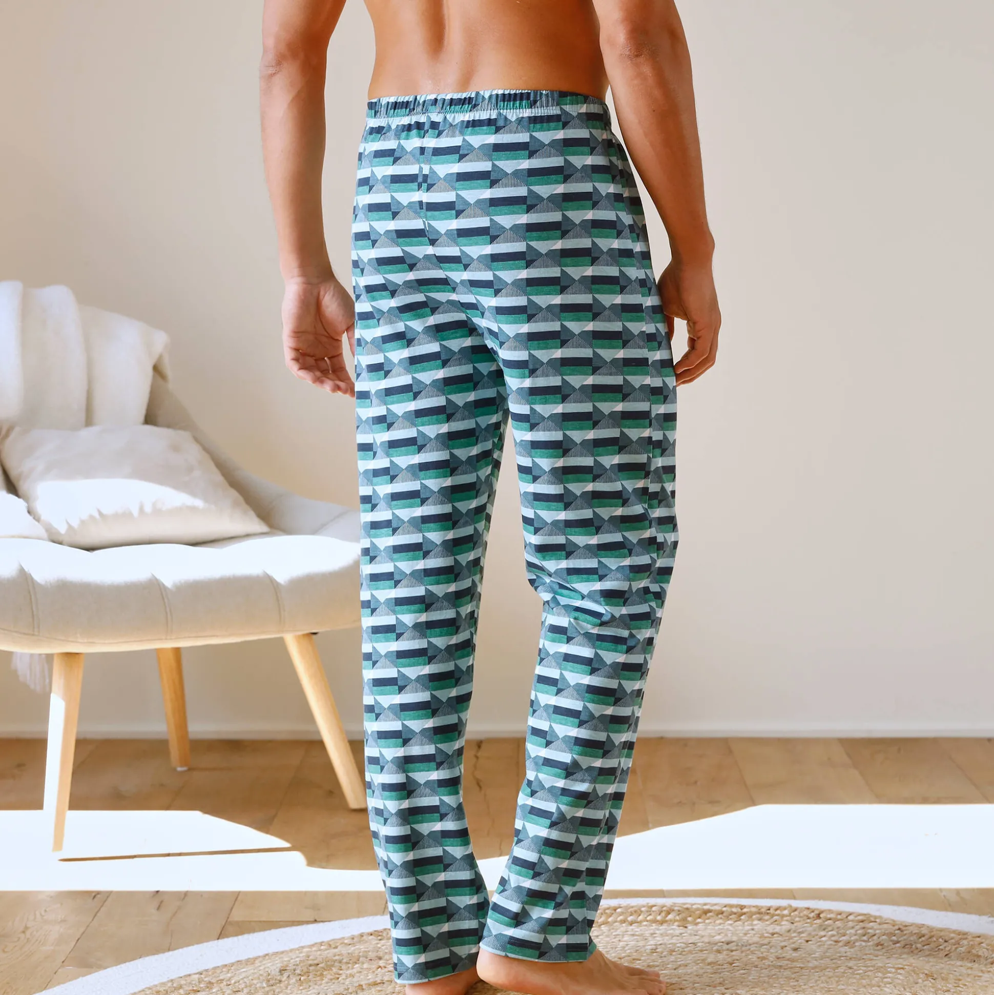 Pantalon pyjama coton imprimé