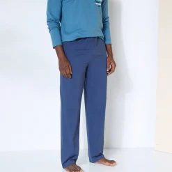 Pantalon pyjama coton uni