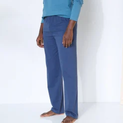 Pantalon pyjama coton uni