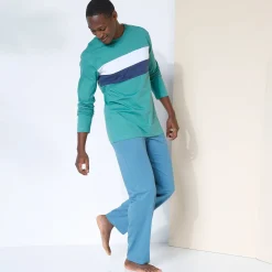 Pantalon pyjama coton uni