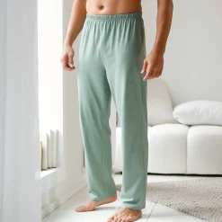 Pantalon pyjama coton uni