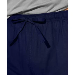 Pantalon pyjama uni + carreaux bas droits - lot de 2