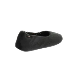 Pantoffels in ballerinastijl, zwart