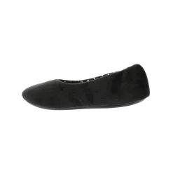 Pantoffels in ballerinastijl, zwart