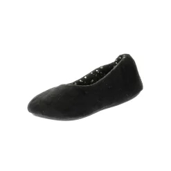 Pantoffels in ballerinastijl, zwart
