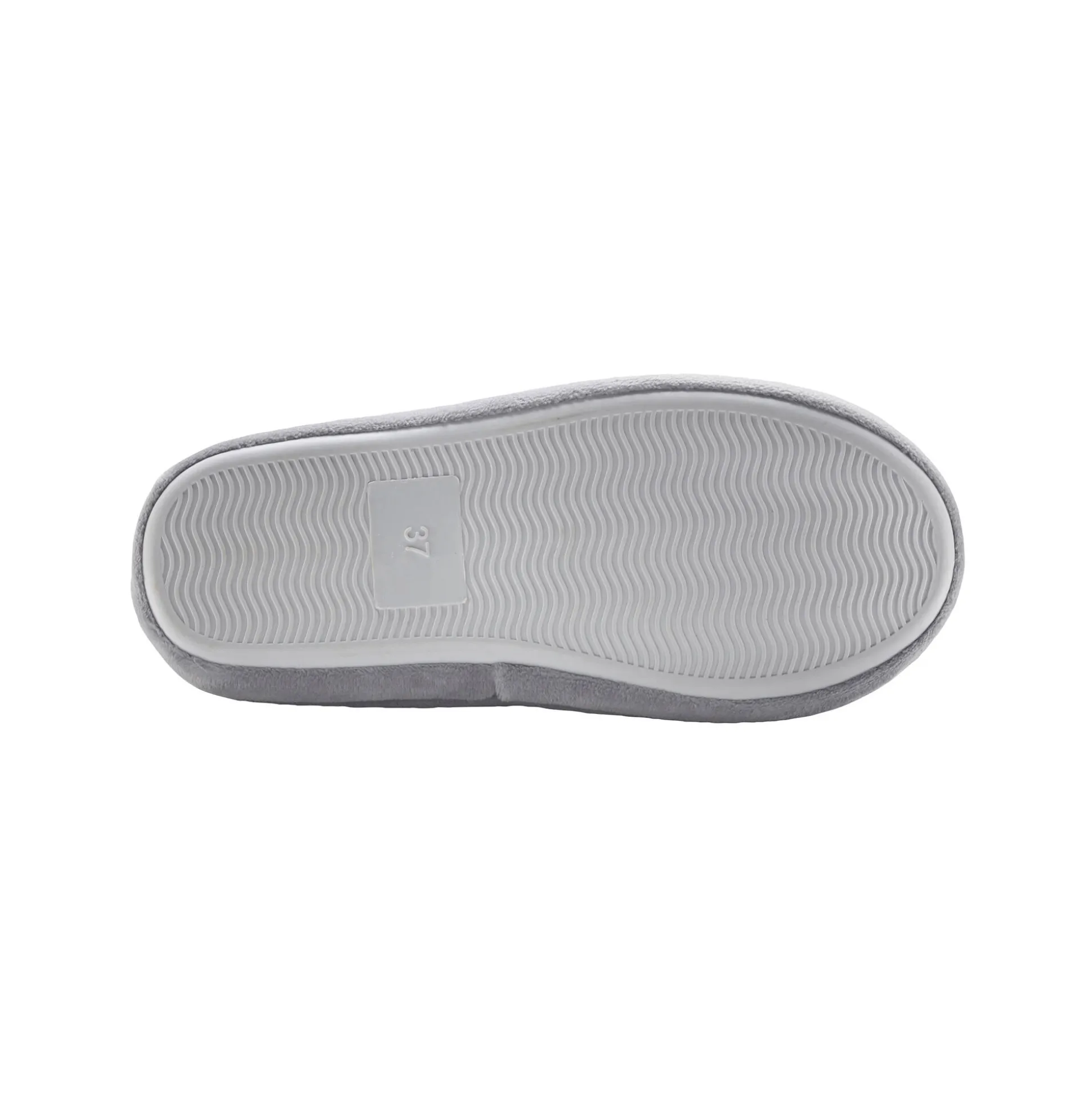 Pantoffels in fleece - geborduurde ster