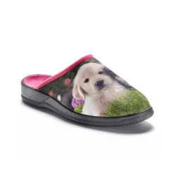 Pantoffels met "hond" fotoprint