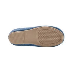 Pantoffels met opgelegde bloem - comfortabele breedte
