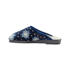 Pantoffels met sneeuwvlokkenmotief - wolvoering