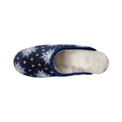 Pantoffels met sneeuwvlokkenmotief - wolvoering