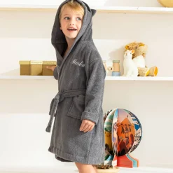 Personaliseerbare badjas voor kinderen, wasbeer