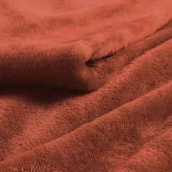 Plaid in fleece, pluchen touch