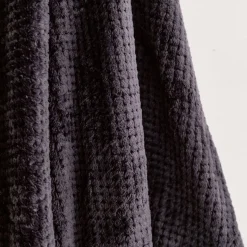 Plaid in honingraatfleece