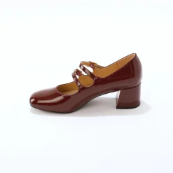 Platte ballerina's in microvezel