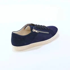 Platte ballerina's in microvezel