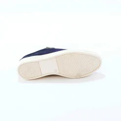 Platte ballerina's in microvezel