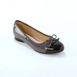 Platte, tweekleurige ballerina's