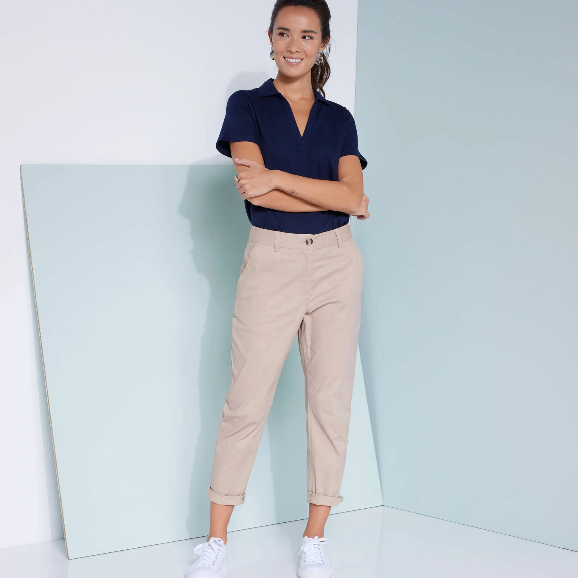 Polo met korte mouwen in jerseytricot