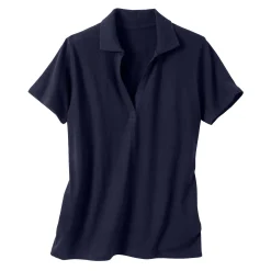 Polo met korte mouwen in jerseytricot