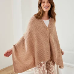 Poncho in tricot