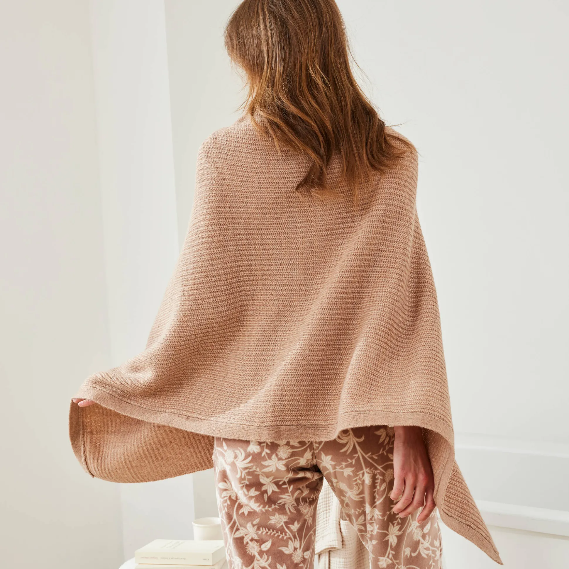 Poncho in tricot