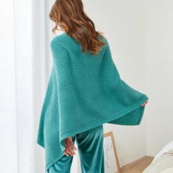 Poncho in tricot