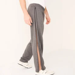 Praktische joggingbroek, ritsen opzij