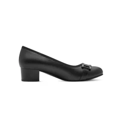 Pumps met afgeronde tip