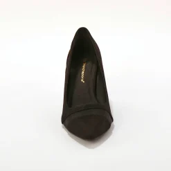 Pumps met naaldhakken en nettricot
