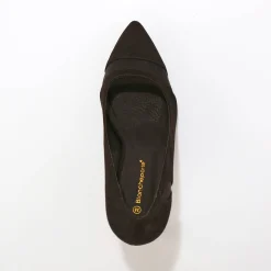 Pumps met naaldhakken en nettricot