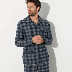 Pyjama in geruit flanel