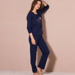Pyjama met lange mouwen en