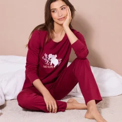 Pyjama met lange mouwen en