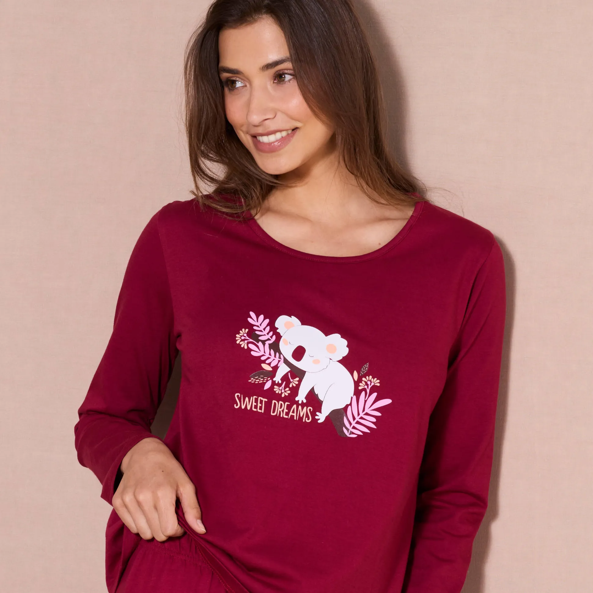 Pyjama met lange mouwen en "koala" motief