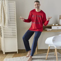 Pyjama met lange mouwen, "fabuleux" print