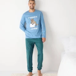 Pyjama met lange mouwen, Marmotte