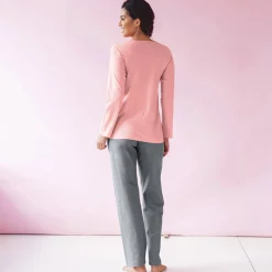 Pyjama met poesmotief - set van 2