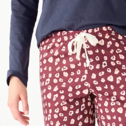 Pyjamabroek in katoen met print