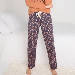 Pyjamabroek in katoen met print 