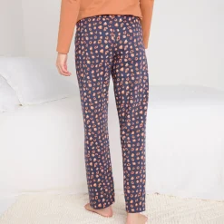 Pyjamabroek in katoen met print 