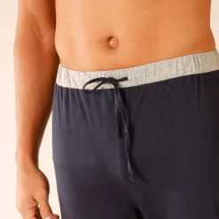 Pyjamabroek met aangetrokken pijponderkanten - set van 2