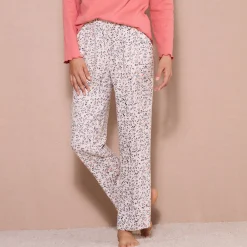 Pyjamabroek met bloemenprint