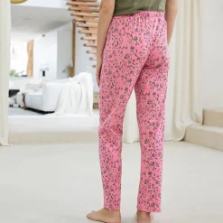 Pyjamabroek met bloemenprint 