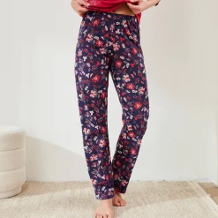 Pyjamabroek met bloemenprint