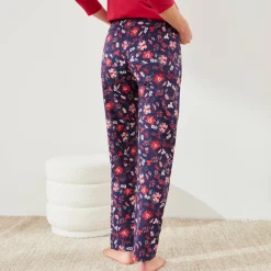 Pyjamabroek met bloemenprint