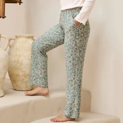 Pyjamabroek met bloemenprint