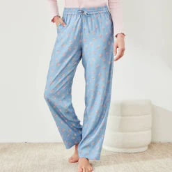 Pyjamabroek met bloemenprint