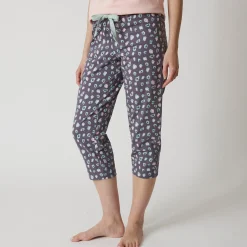 3/4-pyjamabroek met print 